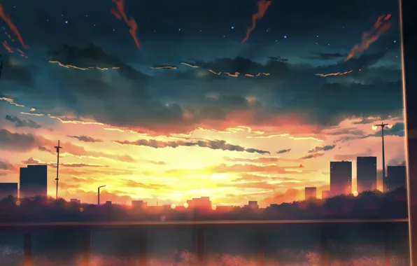 Anime Boy Sunset Wallpapers - Wallpaper Cave