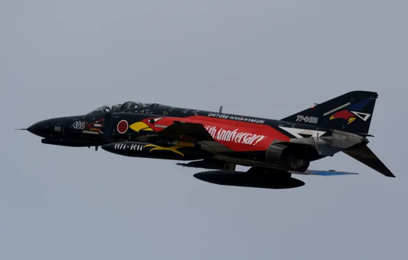 Picture flight, fighter, multipurpose, Phantom II, Phantom II, Mitsubishi F-4EJ