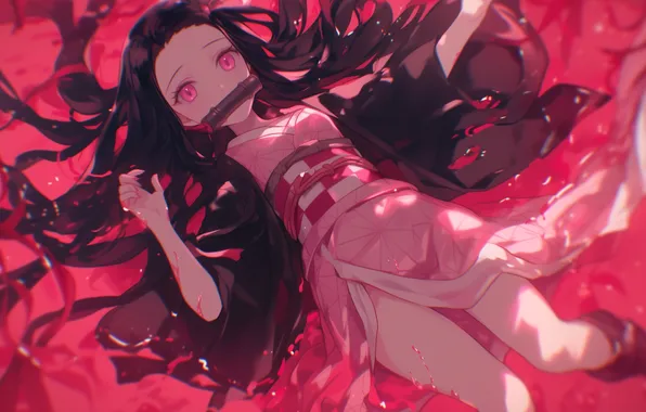 Nezuko Kamado, The blade cleaves demons, Nasuko Of Kamado, Nezuko, Demon slayer