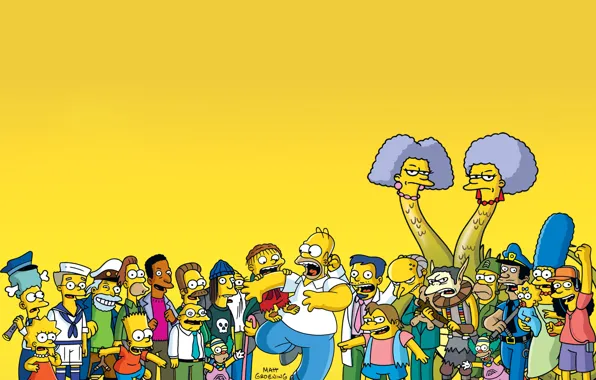 Picture the simpsons, the series, cartoon
