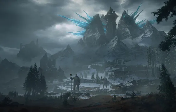 Mountains, Tower, World Of Warcraft, Guardians, World of Warcraft Dragonflight