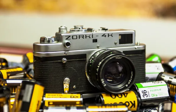 Picture camera, the camera, lens, ZORKI-4K