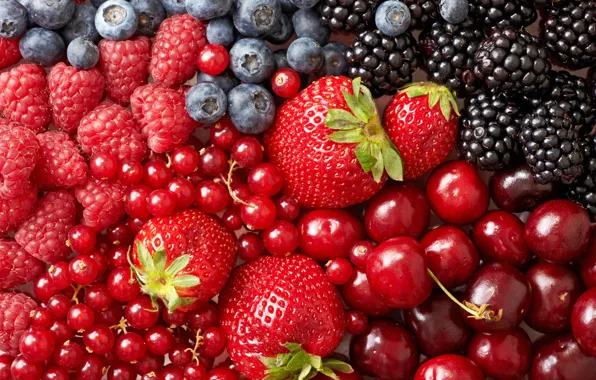 Picture berries, a lot, different