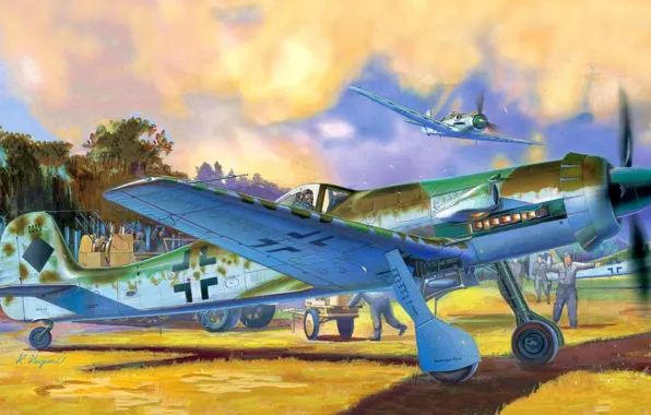 Picture fighter, Air force, Focke-Wulf Ta 152, High-altitude interceptor, Ta.152H, JG301