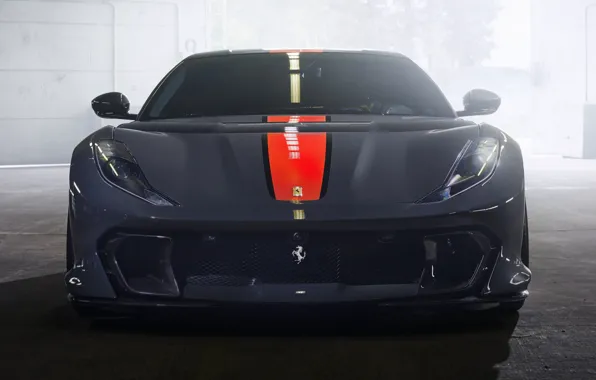 Ferrari, sports car, front view, Competition, Ferrari 812, by Novitec, 2023, Ferrari 812 Competizione