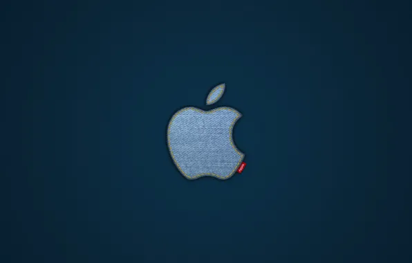 Picture computer, Apple, texture, fabric, gadget