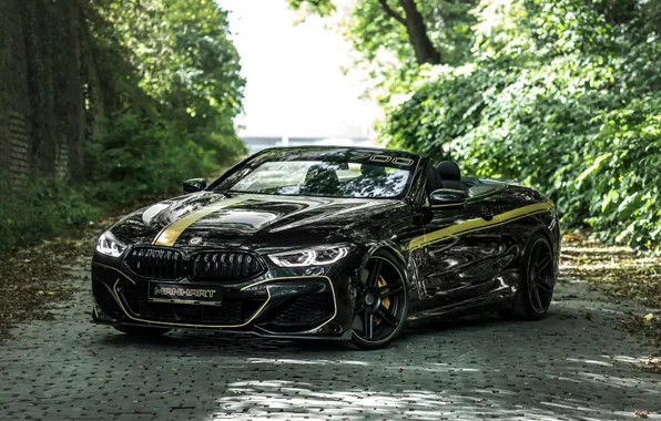 BMW, BLACK, CONVERTIBLE, BMW 8 Series by Manhart MH8 700 Cabrio