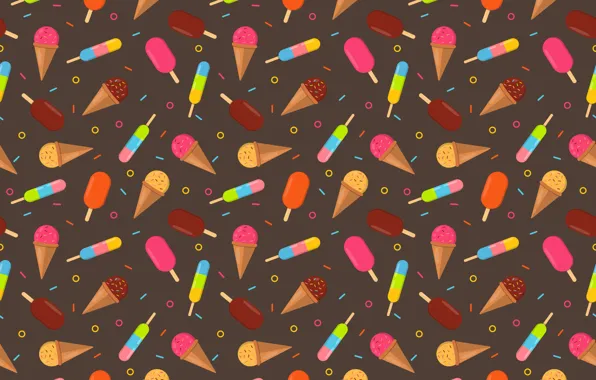Background, ice cream, color