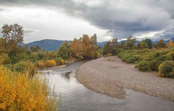Landscape, nature, river