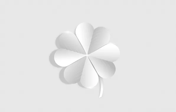 Picture flowers, abstraction, quatrefoil