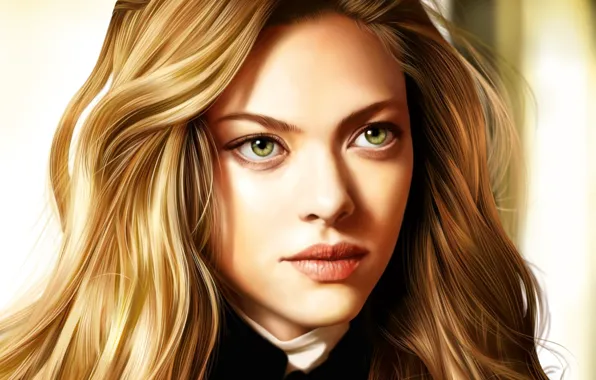 Eyes, look, girl, figure, Amanda Seyfried