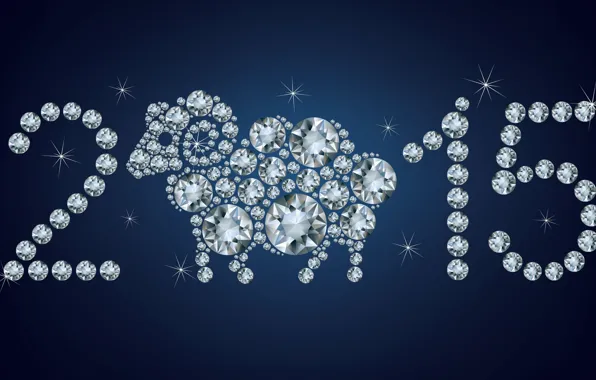 Picture BACKGROUND, STONES, YEAR, FIGURES, SIGN, DATE, 2015, DIAMONDS