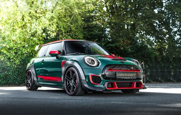 Cooper, Green, MINI, Manhart, Black wheels, GP F350, Black rims