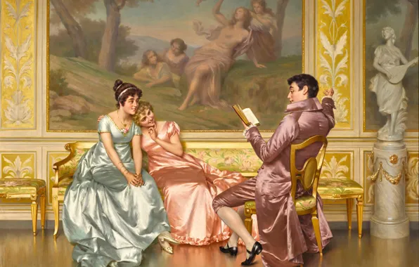 Ladies, elegance, poems, Vittorio Reggianini, Vittorio Reggianini