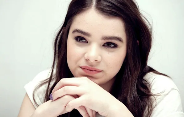Picture look, face, actress, singer, Hailee Steinfeld, Haley Steinfeld