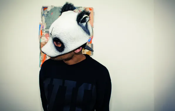 Music, mask, Panda, hip-hop, germany, panda, cro, Carlo Waibel