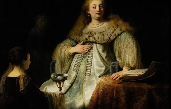 Picture picture, Rembrandt Harmenszoon van Rijn, mythology, Rembrandt van Rijn, Artemis