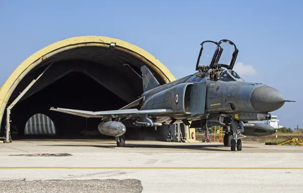Picture fighter, hangar, multipurpose, Phantom II, F-4E, Phantom II