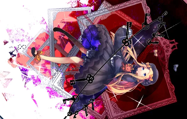 Anime, drop, art, girl, Fate Grand Order, The destiny of a great campaign, Abigail Williams, …