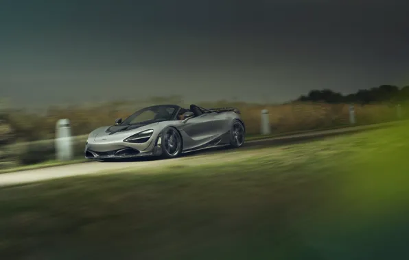 McLaren, speed, supercar, Spider, Novitec, 720S, 2019