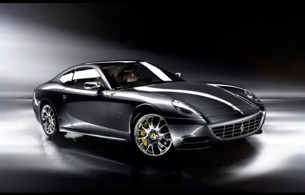 Black, Ferrari, sports car, One to One, Staglietti