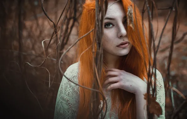 Picture girl, portrait, Ronnaey