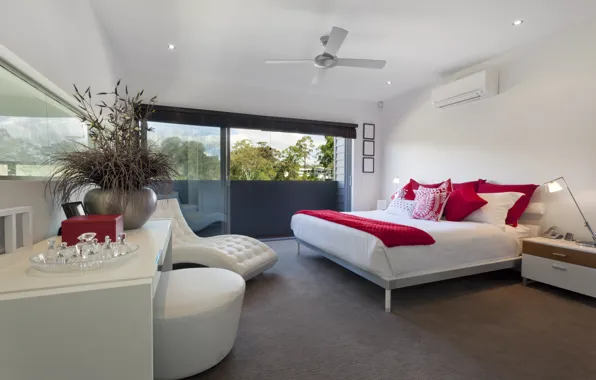 Flowers, Design, Style, Comfort, Bedroom, Kravat