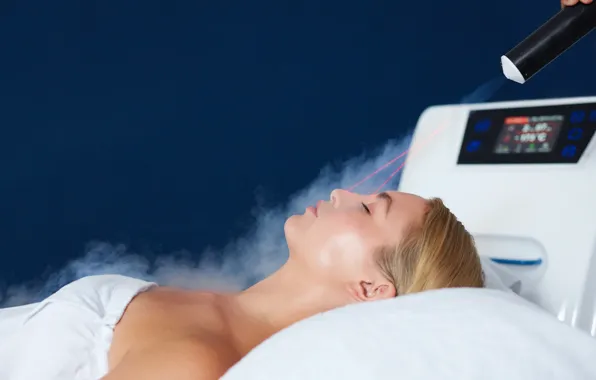 Woman, steam, spa, laser, Beauty treatment