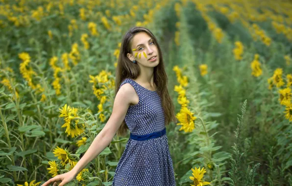 Picture summer, girl, nature