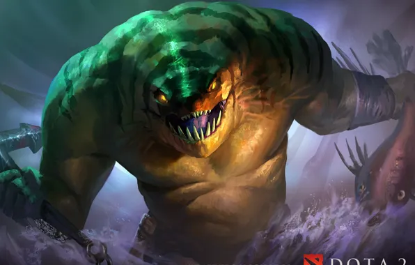 Dota 2, tidehunter, Leviathan, klklmike