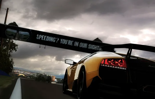 Picture speed, track, Lamborghini
