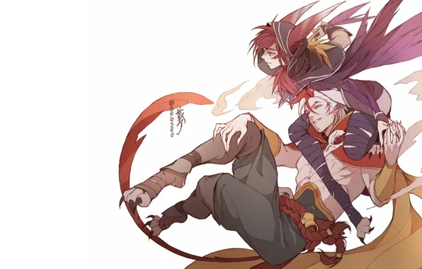 Picture League of Legends, Rakan, Xayah