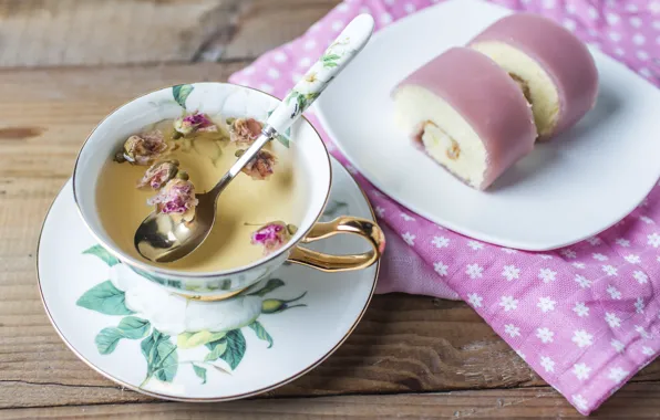 Tea, Breakfast, cake, cake, cup, afternoon tea
