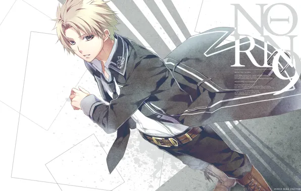 Picture tie, strap, cloak, students, visual novel, kakeru yui with, NORN9, by teita