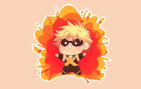 Background, baby, art, My Hero Academia, Boku No Hero Academy, My Hero Academy, Bakuga Katsuki