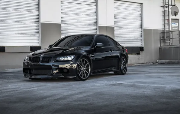 Picture BMW, Classic, Black, E92, Sight