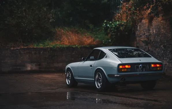 Nissan, Datsun, Grey, Rear, 240Z, 2020, Datsun 240Z, MZR Roadsports
