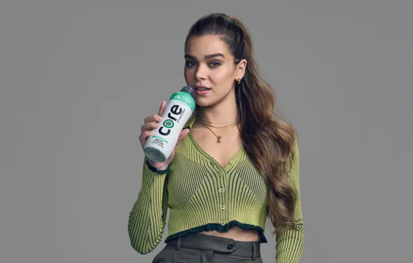 Look, girl, pose, photo, grey, hair, brown hair, drink