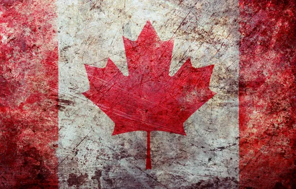 Surface, fading, Wallpaper, texture, flag, Canada, texture, wallpapers