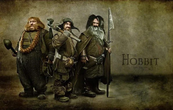 Picture the film, dwarves, the hobbit, the hobbit