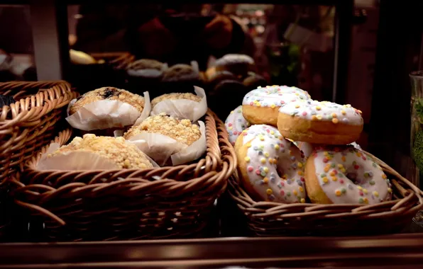 Sweets, donuts, cakes