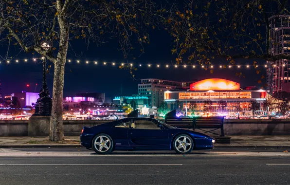 Picture Ferrari, F355, side view, Ferrari F355 Berlinetta