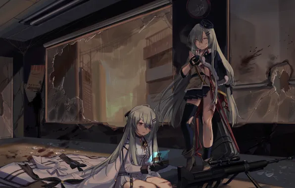 Girls, Weapons, Wounds, Girls Frontline, Girls front