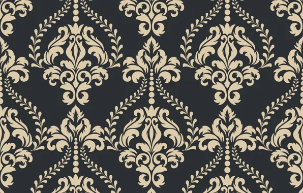 White, pattern, black, background, pattern, seamless