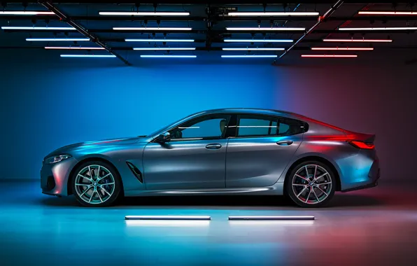 BMW, side view, Gran Coupe, 8-Series, 2019, M850i, XDrive, G16