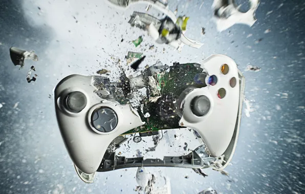 Picture the explosion, Joystick, Xbox