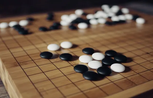 Board, Board game, Baduk, Weiqi, Chinese Game, Game of Go, White and black stones