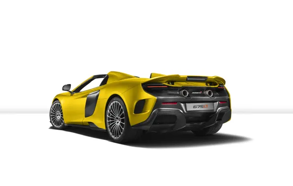 McLaren, white background, supercar, McLaren, Spider, 675LT