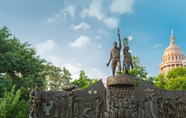 USA, Austin, memorial, Texas, Texas African American History Memorial
