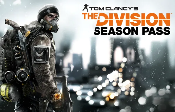 Winter, Game, Snow, The building, Soldiers, Weapons, Ubisoft, Game